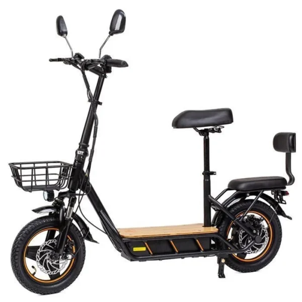 KuKirin C1 Pro Electric Scooter – 500W Motor, 48V 26Ah Battery, 14″ Pneumatic Tires