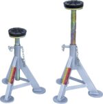 AME INTL 14980 Flat Top Jack Stand with Rubber Cushion – 3 Ton (Pair)