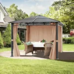 3 × 3.65 m Garden Pavilion – Grey Polycarbonate Roof | Gazebo for Garden, Patio, or Events - Image 5