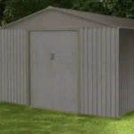 Wood-Effect Metal Outdoor Shed – Durable & Maintenance-Free - Image 4