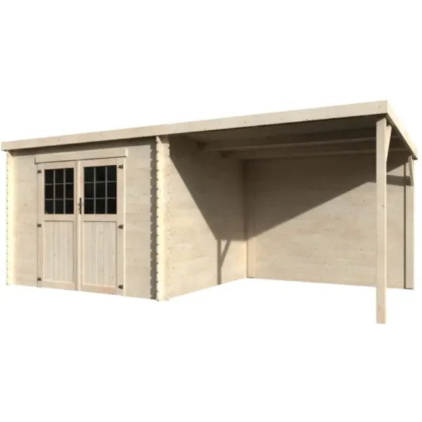 Large Wooden Garden Shed 18.36 m² – Premium Model at an Affordable Price
