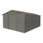 Wood-Effect Metal Outdoor Shed – Durable & Maintenance-Free