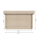 Roveto 4.7 m² Wooden Garden Shed – Compact, Premium Quality at an Affordable Price - Image 2