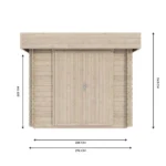Roveto 4.7 m² Wooden Garden Shed – Compact, Premium Quality at an Affordable Price - Image 4