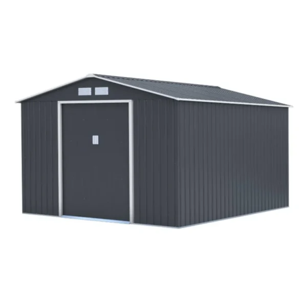 Galvanized Steel Garden Shed 12.5 m² – Long-Lasting Durability